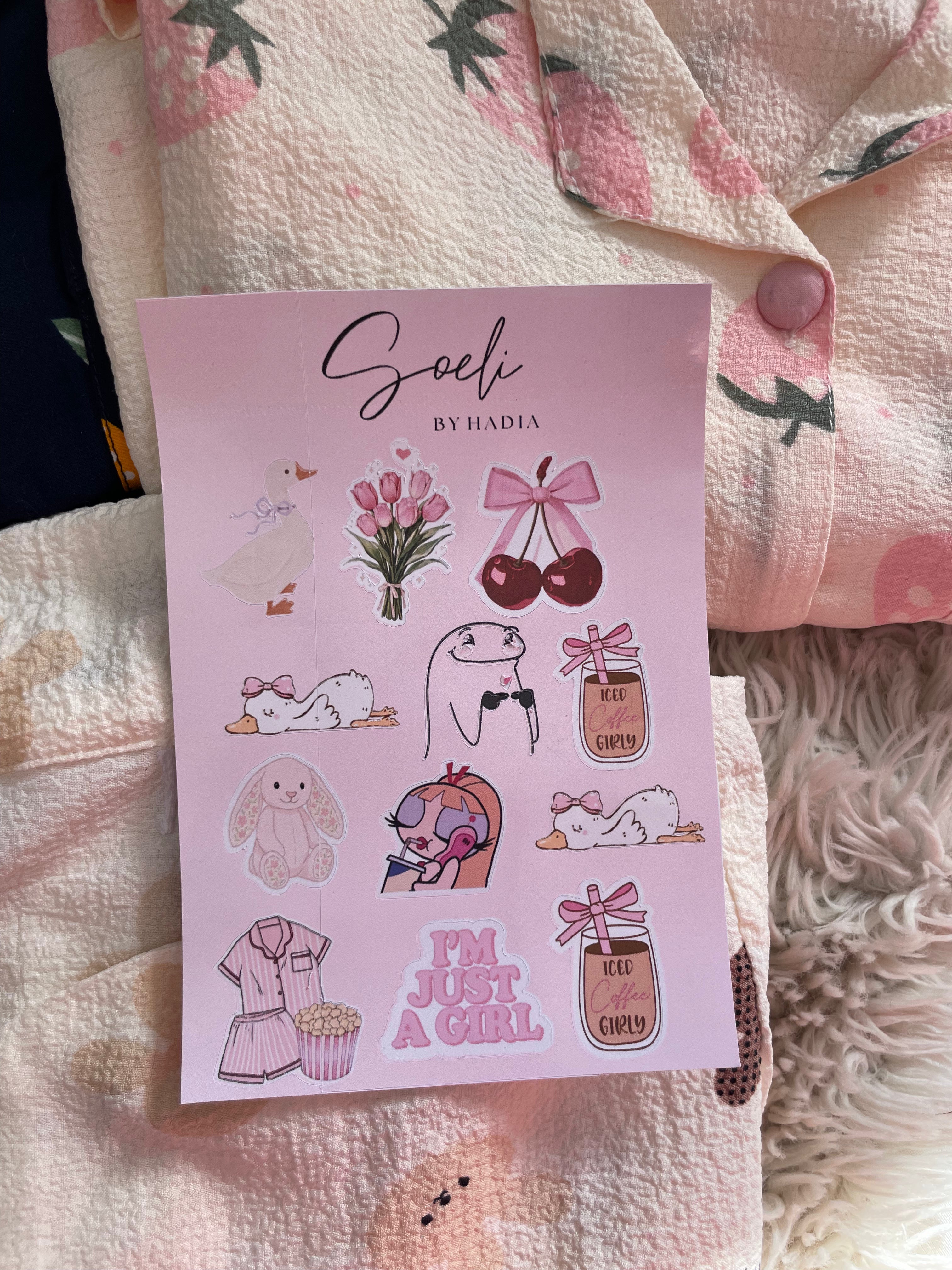 Soeli sticker sheet
