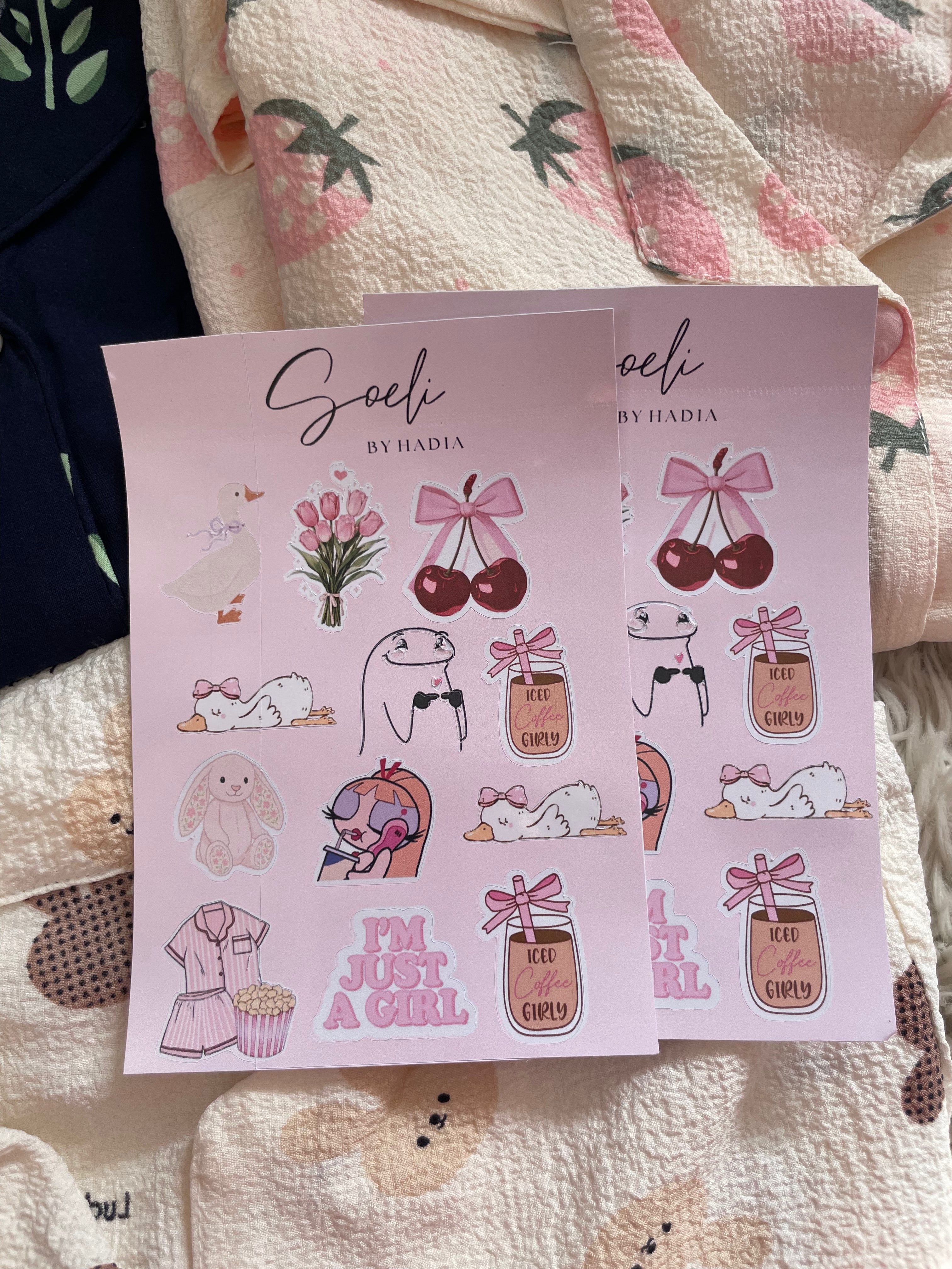 Soeli sticker sheet