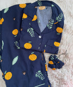 Blue tropical summer night suite