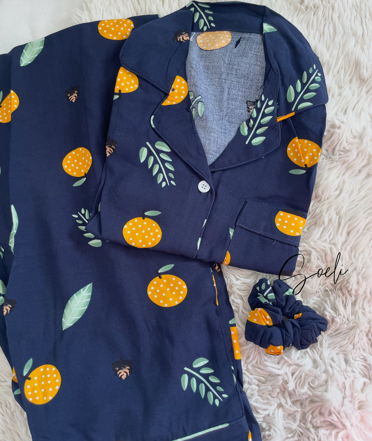 Blue tropical summer night suite